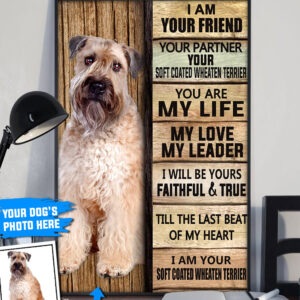 Soft Coated Wheaten Terrier Personalized Poster Canvas Dog Canvas Wall Art Dog Lovers Gifts For Him Or Her 3