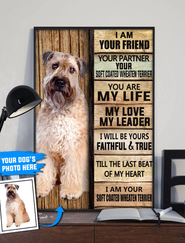 Soft Coated Wheaten Terrier Personalized Poster & Canvas – Dog Canvas Wall Art – Dog Lovers Gifts For Him Or Her