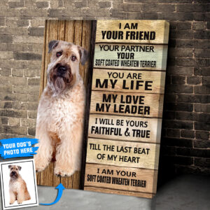 Soft Coated Wheaten Terrier Personalized Poster Canvas Dog Canvas Wall Art Dog Lovers Gifts For Him Or Her 4