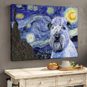 Soft Coated Wheaten Terrier Poster Matte Canvas Dog Wall Art Prints Painting On Canvas 2