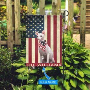 Sphynx Cat Personalized Garden Flag – Custom Cat Garden Flags – Cat Flag For House