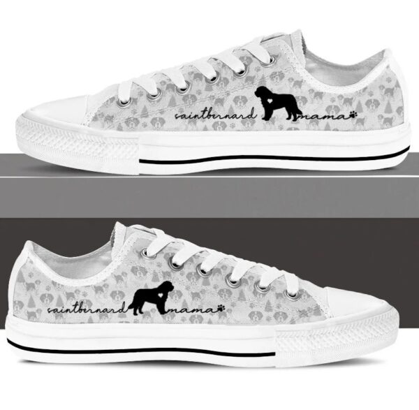St.Bernard Low Top Shoes – Dog Walking Shoes Men Women – Dog Memorial Gift