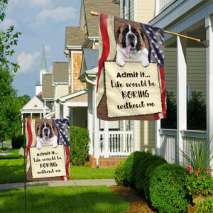 St. Bernard Flag 2 Garden Dog Flag Dog Owner Gift Ideas 1