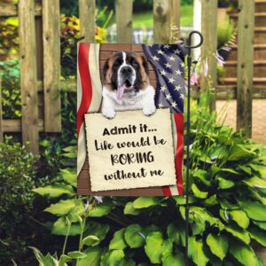 St. Bernard Flag 2 Garden Dog Flag Dog Owner Gift Ideas 2