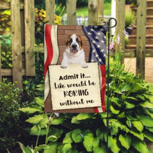 St. Bernard Flag 3 Garden Dog Flag Dog Owner Gift Ideas 2