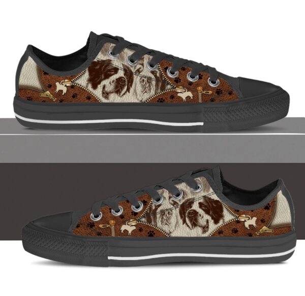St. Bernard Low Top Shoes – Low Top Sneaker – Dog Walking Shoes Men Women