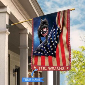 Staffordshire Bull Terrier Personalized House Flag Garden Dog Flag Personalized Dog Garden Flags 1