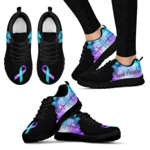 Suicide Prevention Shoes Cloud Galaxy Sneaker…