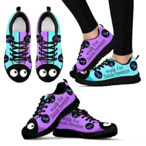 Suicide Prevention Shoes Ladybird Sneaker Walking Shoes Best Gift For Men And Women Malalan 1