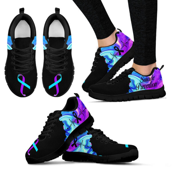 Suicide Prevention Shoes Liquid Sneaker Walking Shoes – Best Gift For Men And Women