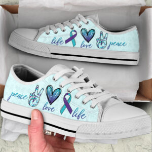 Suicide Prevention Shoes Peace Love Low…