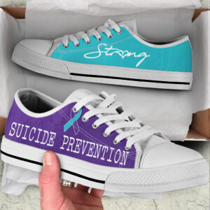Suicide Prevention Shoes Strong Low Top Shoes Best Gift For Men And Women Sneaker For Walking 1
