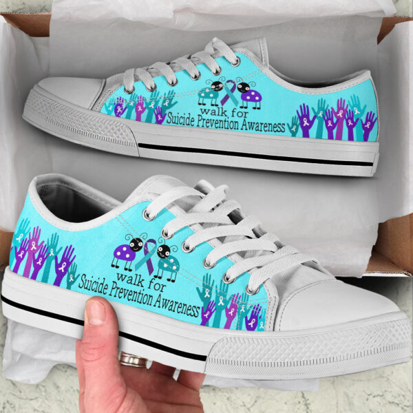 Suicide Prevention Shoes Walk For Low Top Shoes – Best Gift For Men And Women – Sneaker For Walking