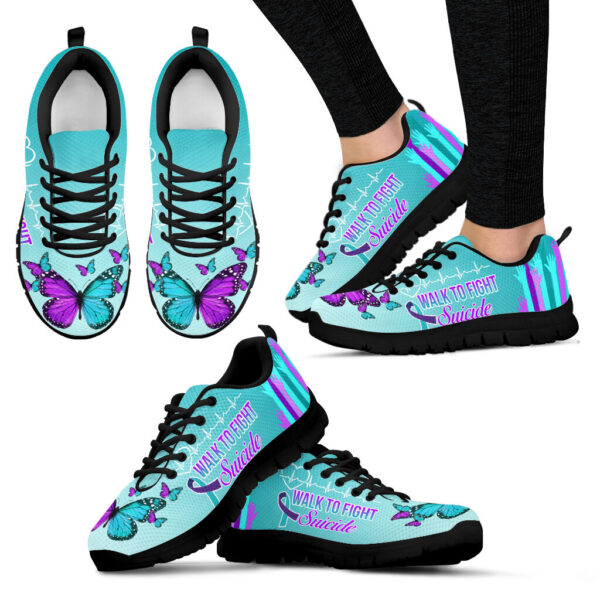 Suicide Shoes Walk To Fight Sneaker Walking Shoes – Best Gift For Men And Women