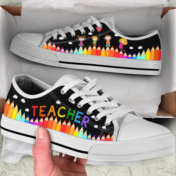 Teacher Abc Low Top Shoes – Best Gift For Teacher, School Shoes – Best Shoes For Him Or Her – Sneaker For Walking