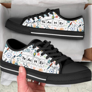 Teacher Chemistry Icons Low Top Shoes Best Gift For Teacher School Shoes Best Shoes For Him Or Her 2