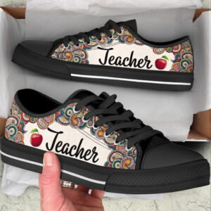 Teacher Paisley Low Top Shoes Best Gift For Teacher School Shoes Best Shoes For Him Or Her 2