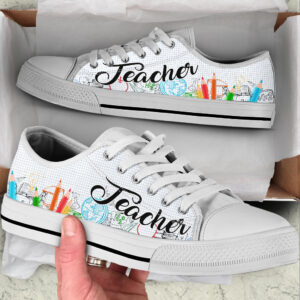 Teacher Pencil Low Top Shoes Best Gift For Teacher School Shoes Best Shoes For Him Or Her Sneaker For Walking 1