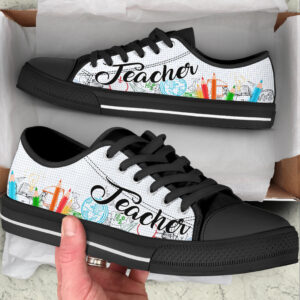 Teacher Pencil Low Top Shoes Best Gift For Teacher School Shoes Best Shoes For Him Or Her Sneaker For Walking 2