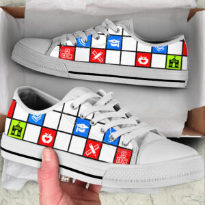 Teacher Shoes Pixel Low Top Shoes…