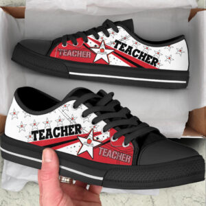 Teacher Sky Many Stars Low Top Shoes Best Gift For Teacher School Shoes Best Shoes For Him Or Her 2