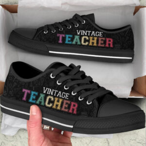 Teacher Vintage Low Top Shoes Best Gift For Teacher School Shoes Best Shoes For Him Or Her Sneaker For Walking 2