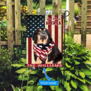 Tibetan Mastiff God Bless America Personalized Flag Custom Dog Flags Dog Lovers Gifts for Him or Her 2