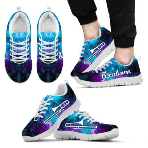 Trombone Shoes Galaxy Music Sneaker Walking Shoes Best Gift For Music Lovers 2