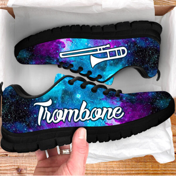 Trombone Shoes Galaxy Music Sneaker Walking Shoes – Best Gift For Music Lovers