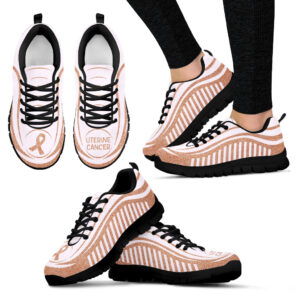 Uterine Cancer Shoes Luminous Bg Sneaker Walking Shoes Best Gift For Men And Women 1