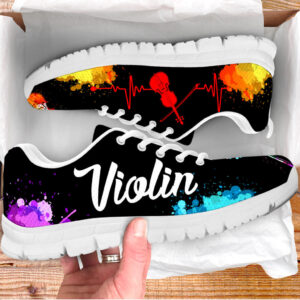 Violin Shoes Art Music Sneaker Running…