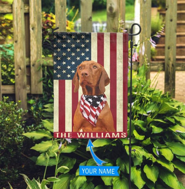 Vizsla Personalized Garden Flag – Personalized Dog Garden Flags – Dog Lovers Gifts for Him or Her
