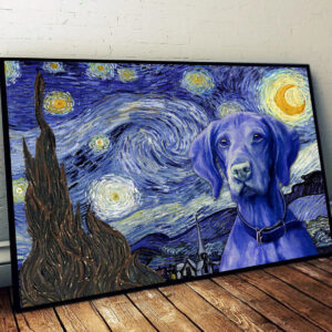 Vizsla Poster Matte Canvas Dog Wall Art Prints Painting On Canvas 1