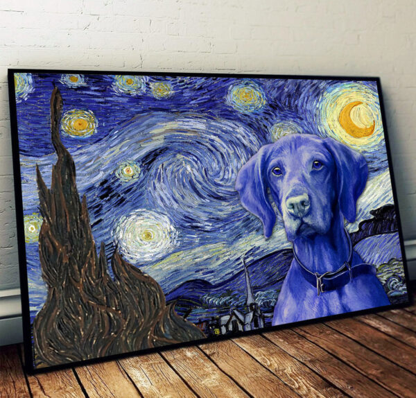 Vizsla Poster & Matte Canvas – Dog Wall Art Prints – Painting On Canvas
