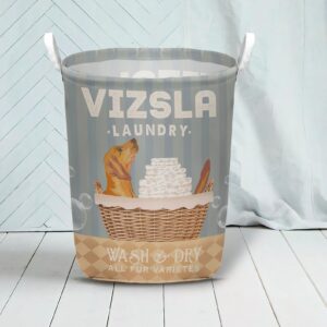 Vizsla Wash And Dry Laundry Basket Laundry Hamper Dog Lovers Gifts for Him or Her Dog Memorial Gift 3