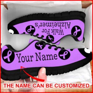 Walk For Alzheimer s Lady Bug Sneaker Personalized Custom Best Shoes For Men And Women 3