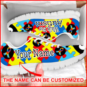 Walk For Autism Lady Bug Sneaker Personalized Custom Best Shoes For Men And Women 1