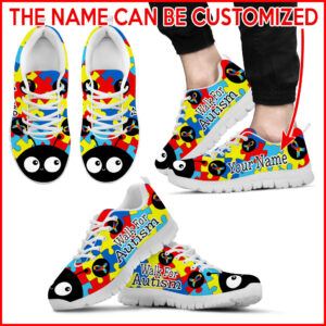 Walk For Autism Lady Bug Sneaker Personalized Custom Best Shoes For Men And Women 2