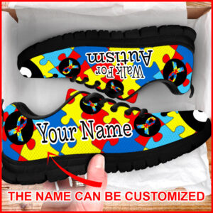 Walk For Autism Lady Bug Sneaker Personalized Custom Best Shoes For Men And Women 3