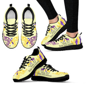 Walk For Bladder Cancer Shoes Awareness Sneaker Walking Shoes Best Gift For Men And Women 1