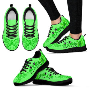 Walk For Brain Injury Shoes Awareness Kelly Green Sneaker Walking Shoes Best Gift For Men And Women 1