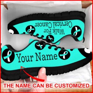 Walk For Cervical Cancer Lady Bug Sneaker Personalized Custom Best Shoes For Men And Women 3