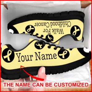 Walk For Childhood Cancer Lady Bug Sneaker Personalized Custom Best Shoes For Men And Women 3