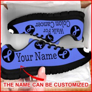 Walk For Colon Cancer Lady Bug Sneaker Personalized Custom Best Shoes For Men And Women 3