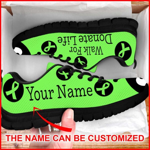 Walk For Donate Life Shoes Lady Bug Sneaker – Personalized Custom – Best Shoes For Men And Women