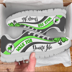 Walk For Donate Life Shoes Symbol…