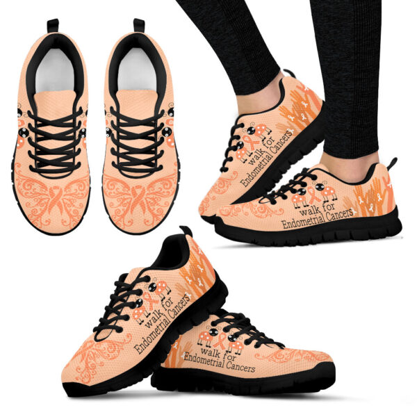 Walk For Endometrial Cancers Shoes Sneaker Walking Shoes – Best Gift For Men And Women