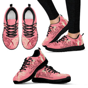 Walk For Head And Neck Cancer Shoes Pink Sneaker Walking Shoes Best Gift For Men And Women 1