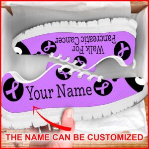 Walk For Pancreatic Cancer Lady Bug Sneaker Personalized Custom Best Shoes For Men And Women 1