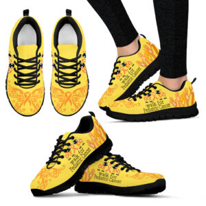 Walk For Pediatric Cancer Sneaker Fashion Sneaker Comfortable Walking Running Lightweight Casual Shoes